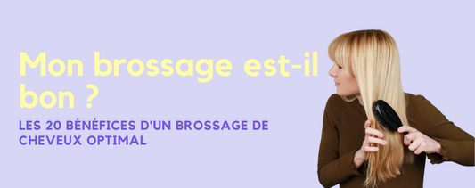 bon brossage de cheveux
