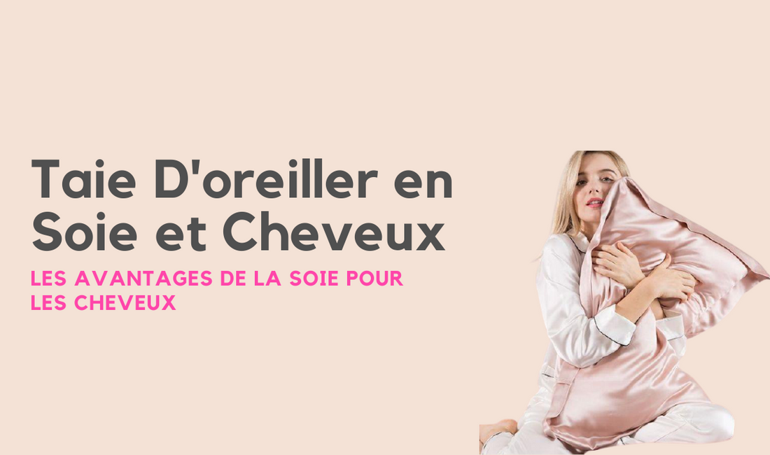 taie d'oreiller en soie pour cheveux
